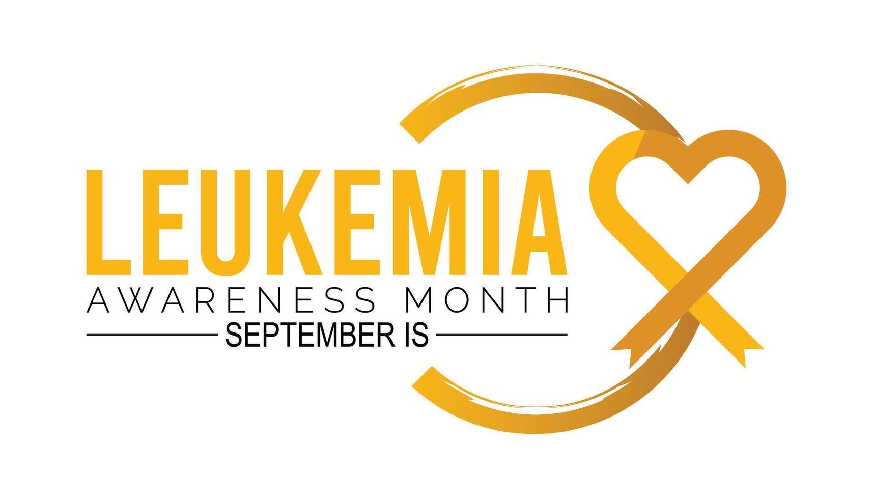 leukemia awareness month is observed every year on September.Holiday concept background, placard, banner design template illustration background design. vector