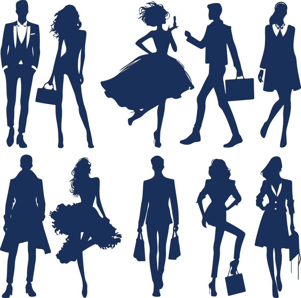An Artistic Representation of Fashion vector
