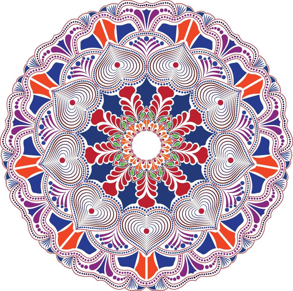 Circle Art Designs that Embody Spiritual Balance and Artistic Flair vector