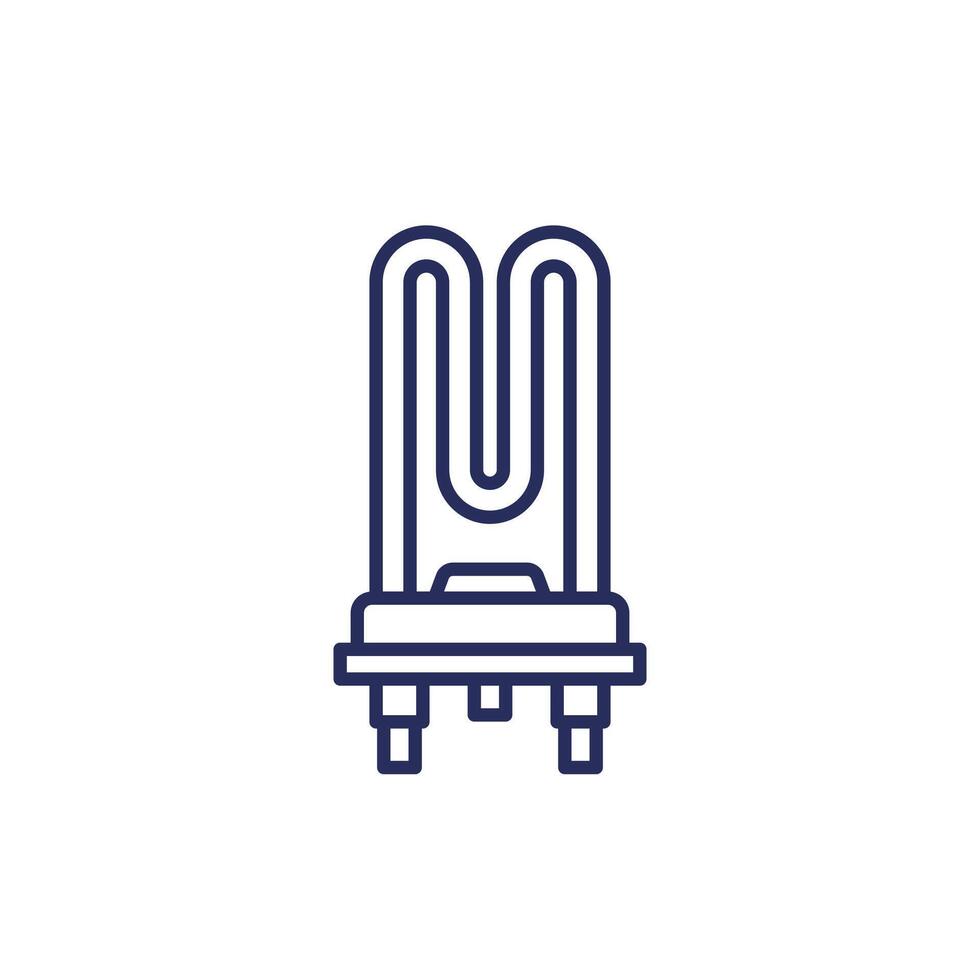 heating element icon, line vector