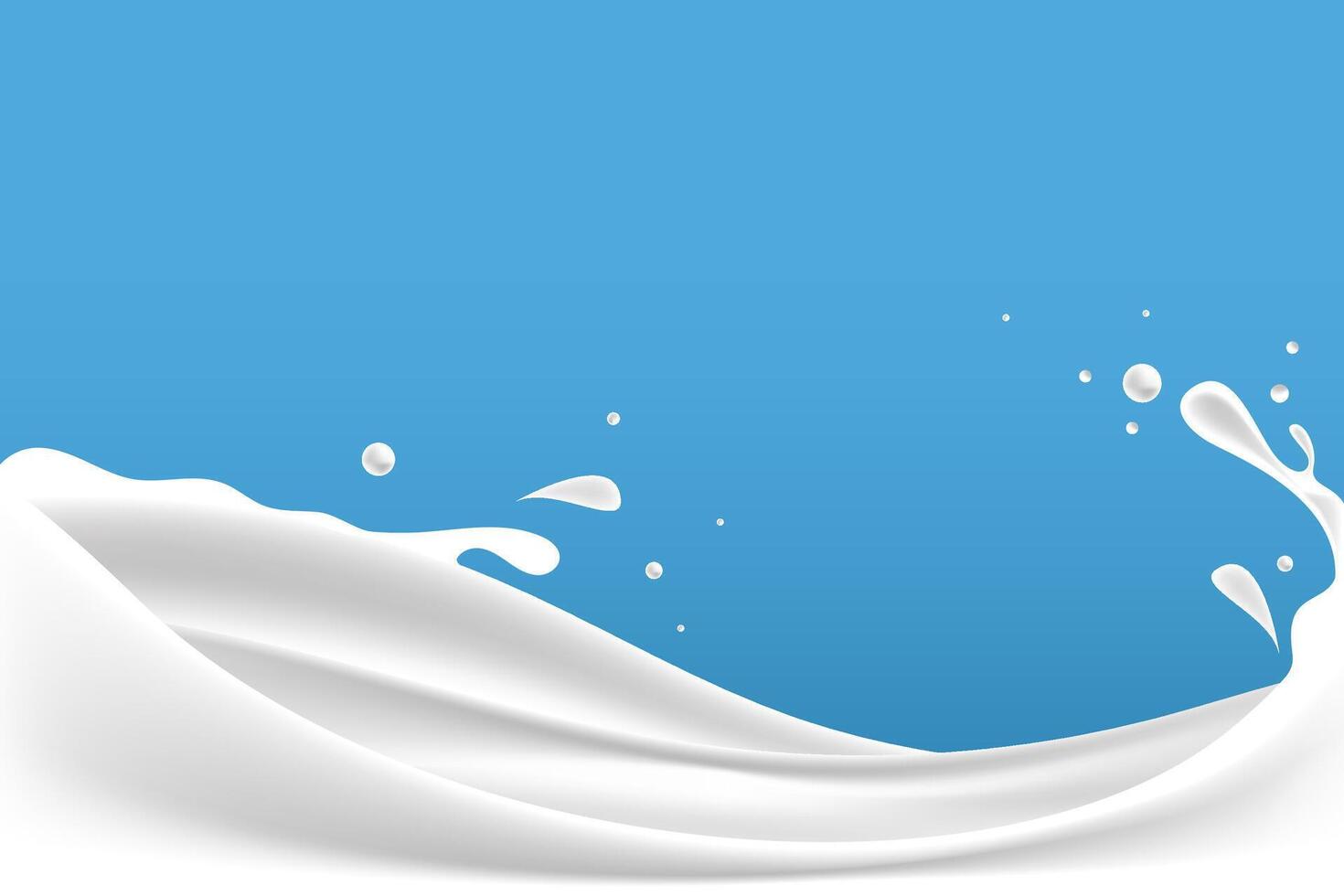 milk waves or waves, milk background elements. vector