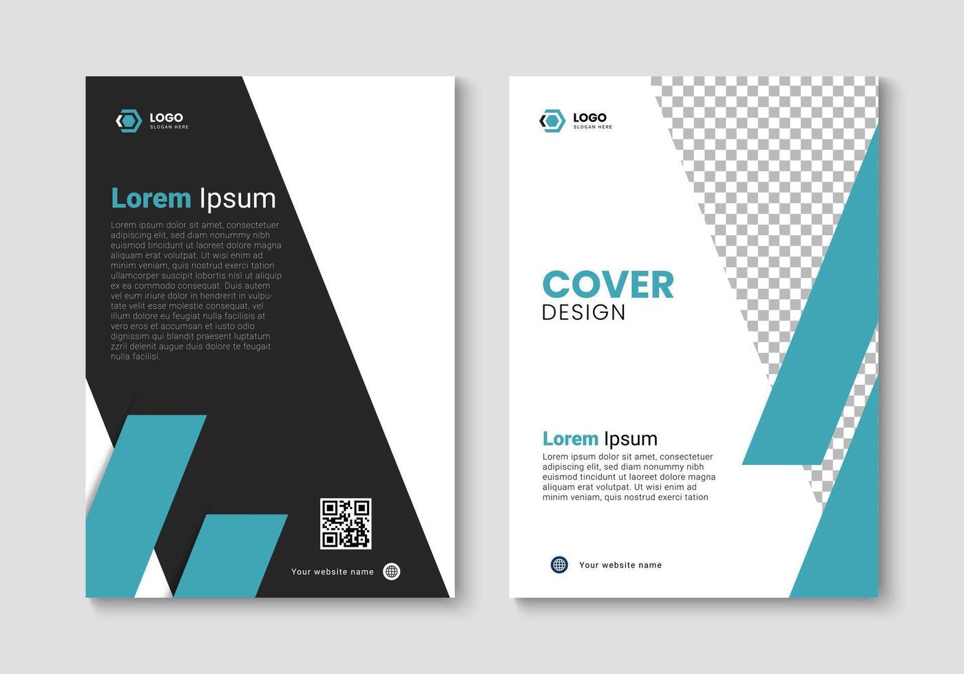 Book cover layout design template. Creative background template for annual report, brochure, presentation, booklet, flyer. vector