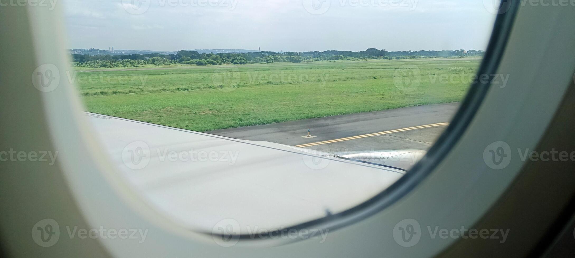 The view outside the plane if you look from the window photo