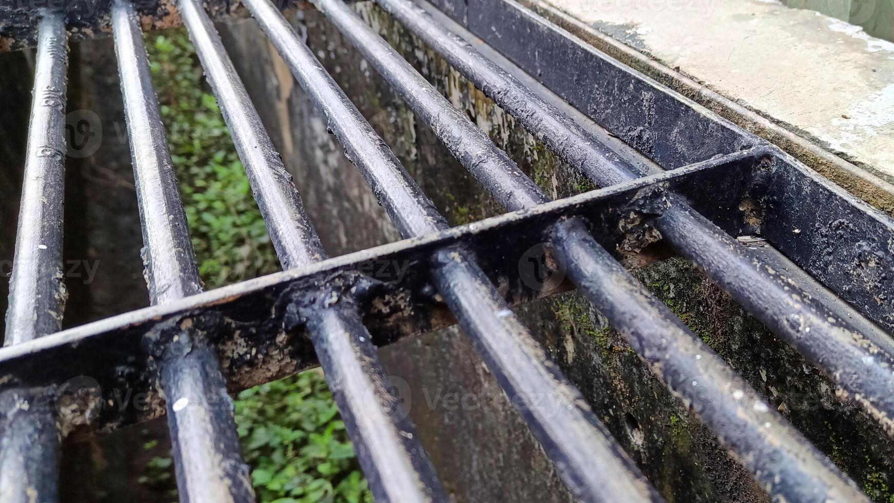 gutter bridge made of long iron photo