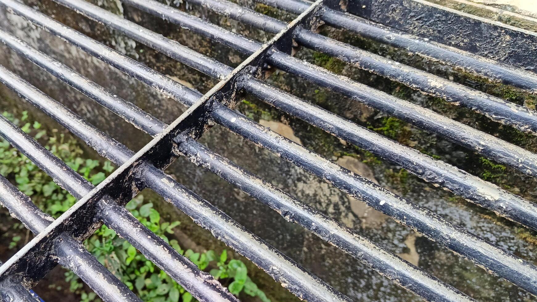gutter bridge made of long iron photo