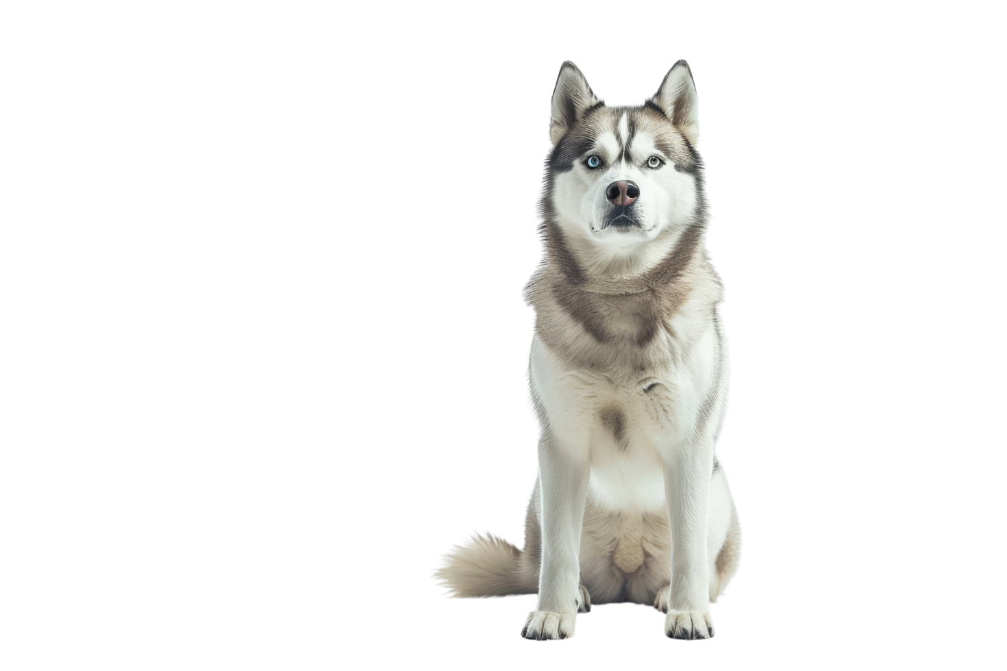 Siberian Husky Dog Sitting png