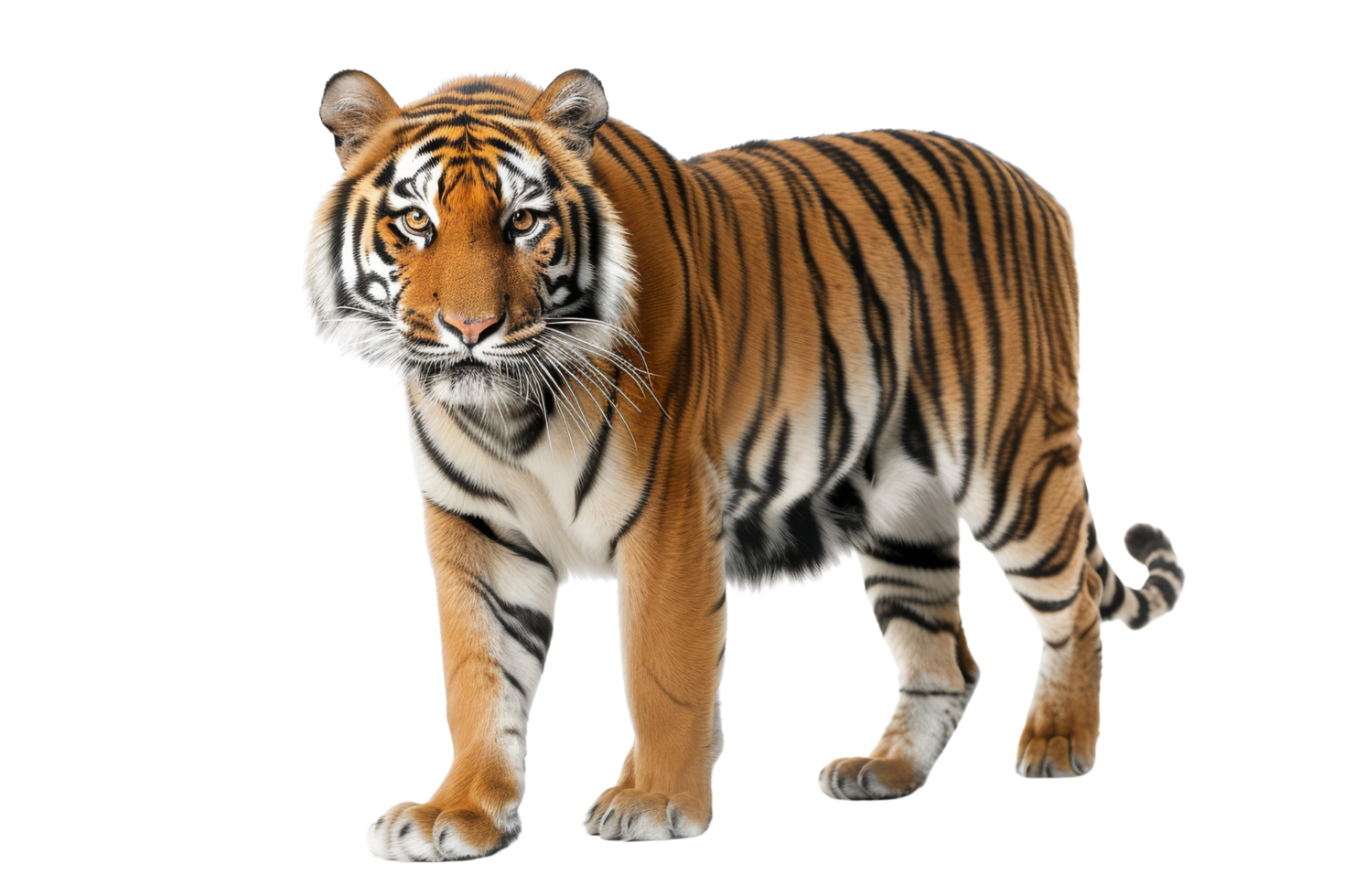 Tiger Standing Isolated png