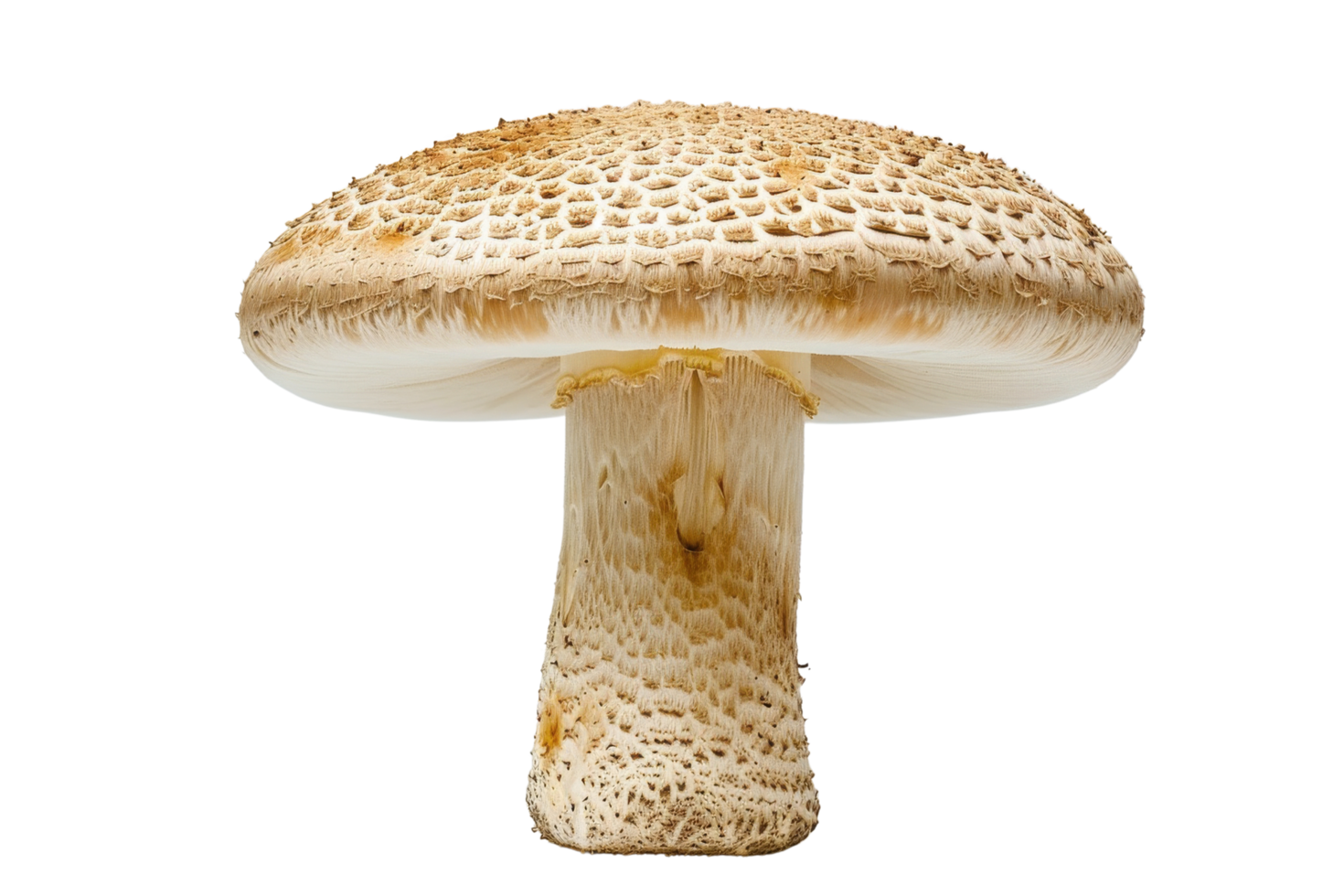Single Edible Mushroom Isolated png