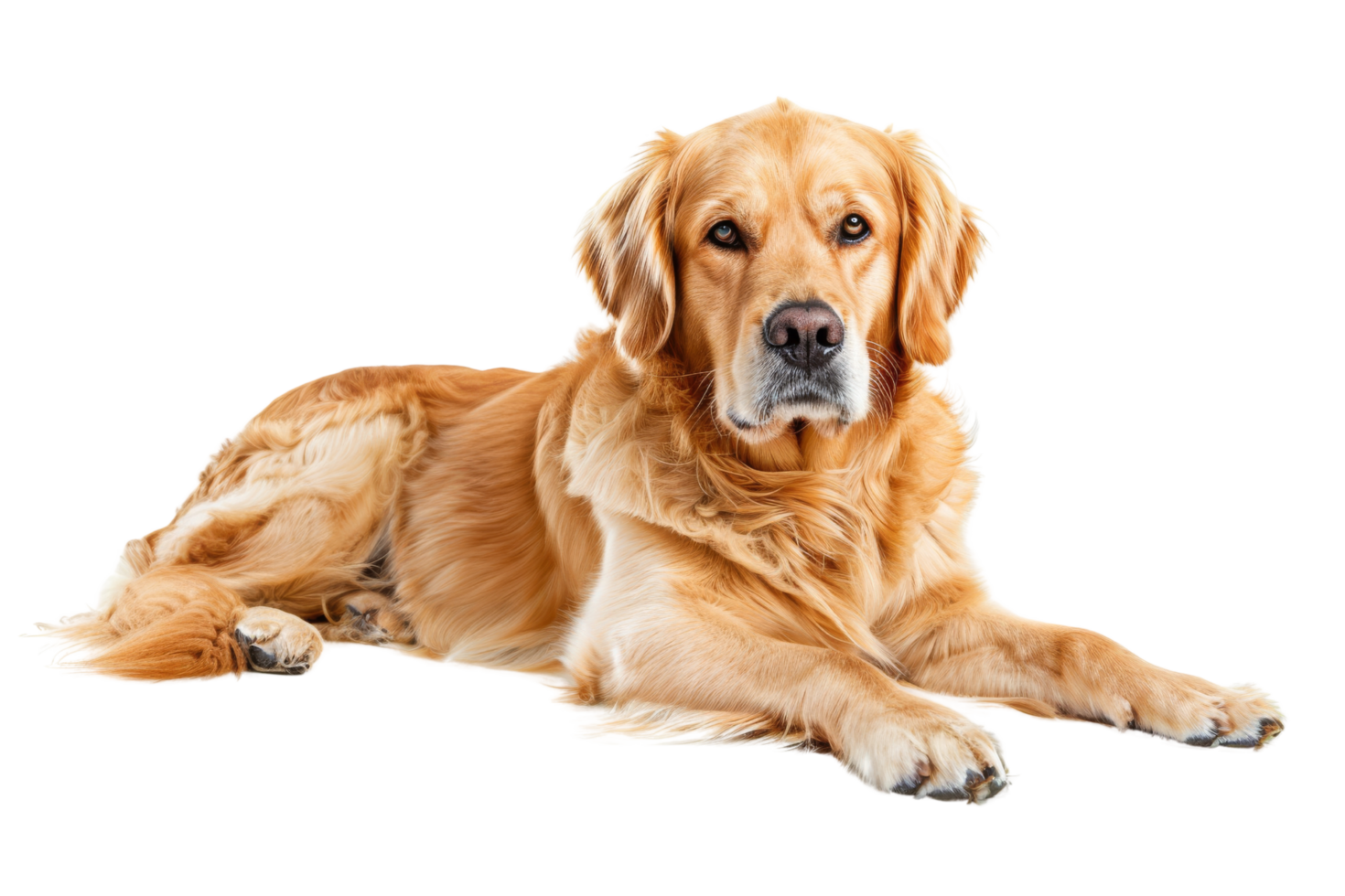 Golden Retriever Dog Lying Down png