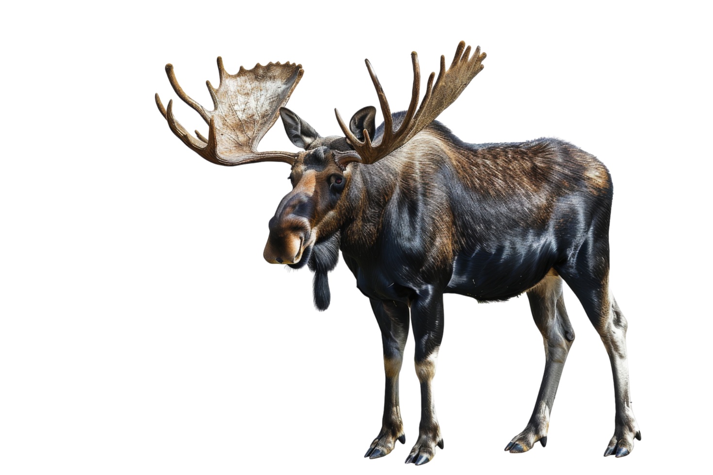 Moose with Large Antlers png
