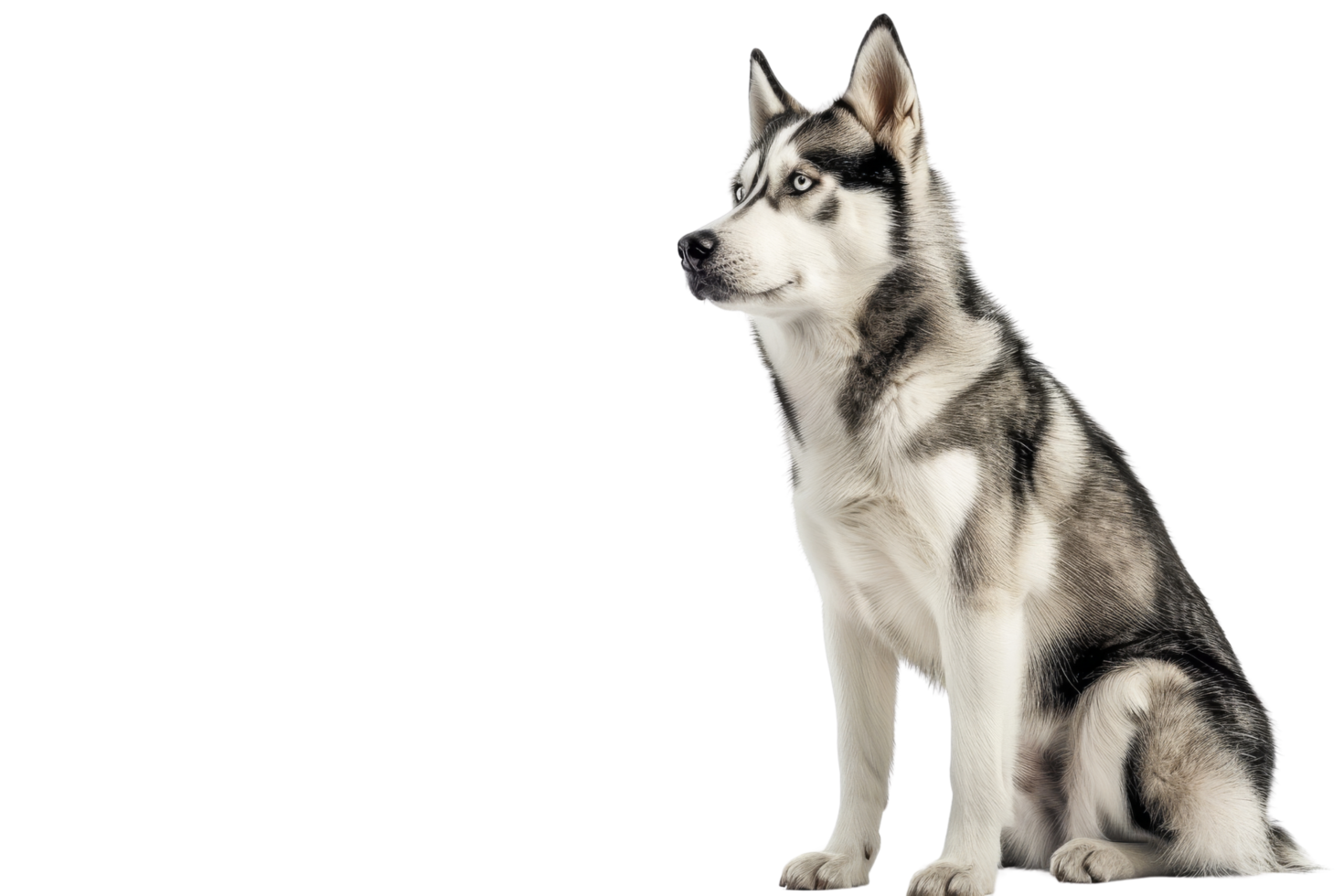 Siberian Husky Sitting png