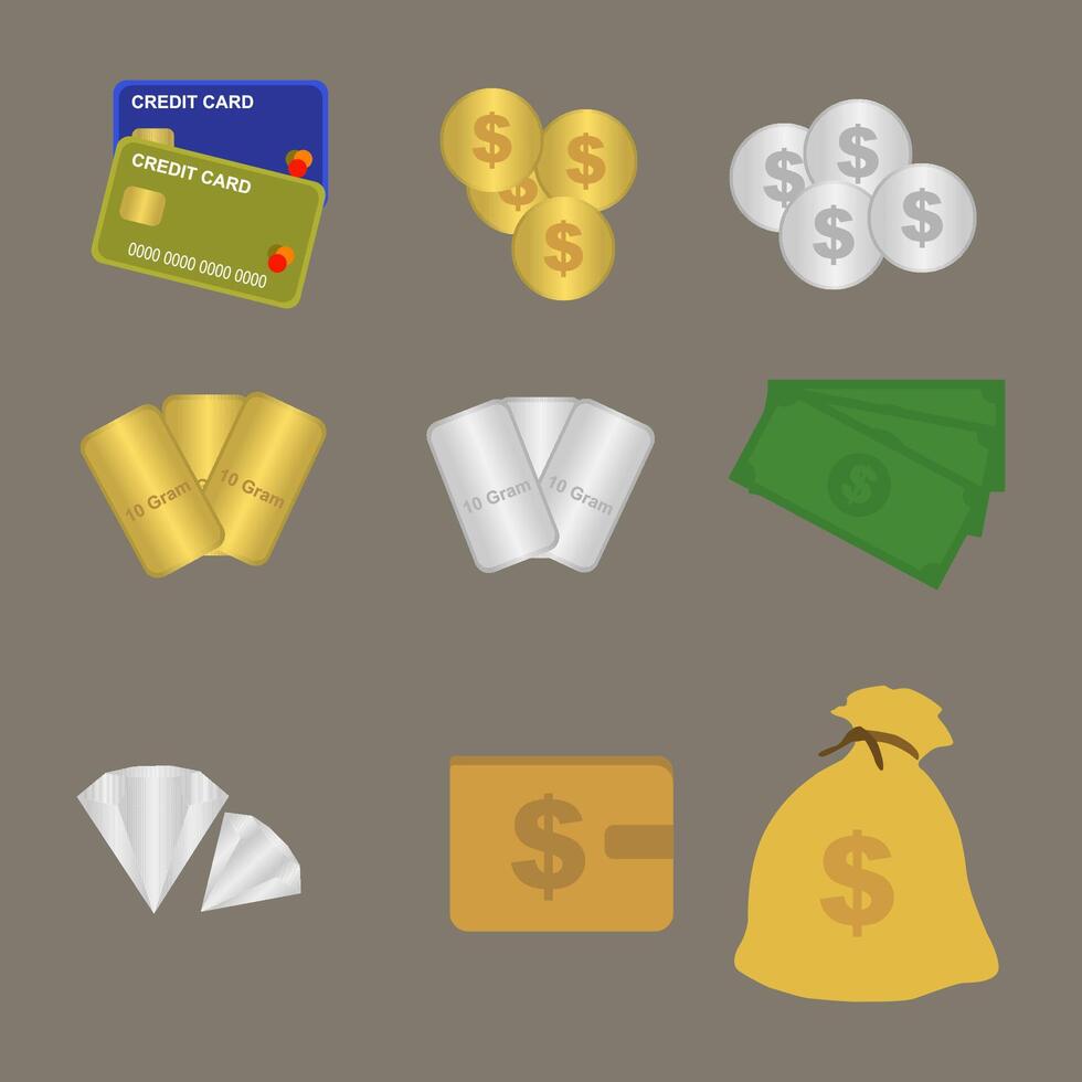 financial transaction tools vector