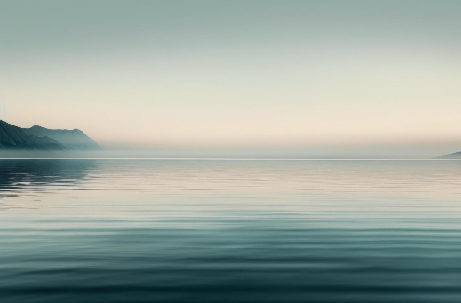 Calm Lake at Dawn photo