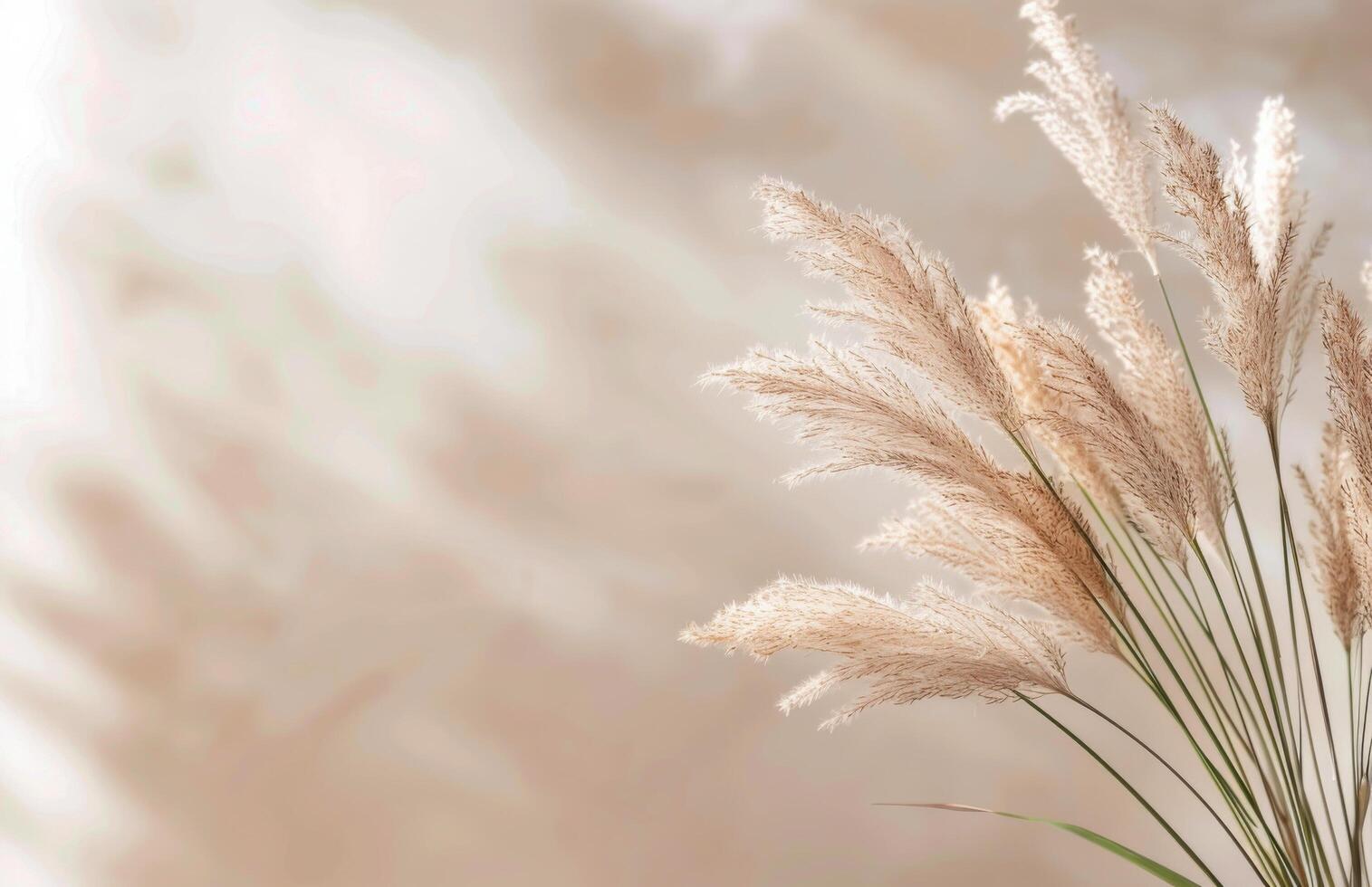 Pampas Grass Against A Soft Background photo
