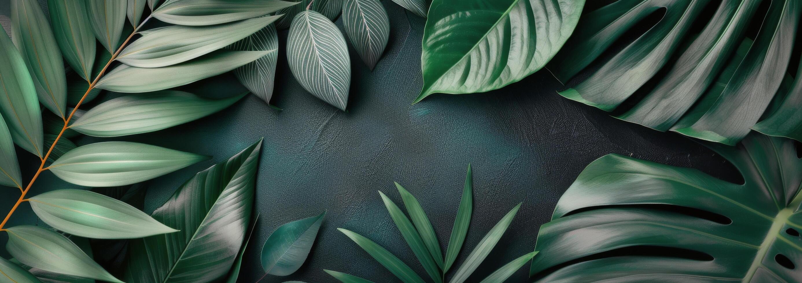 Tropical Leaf Background photo