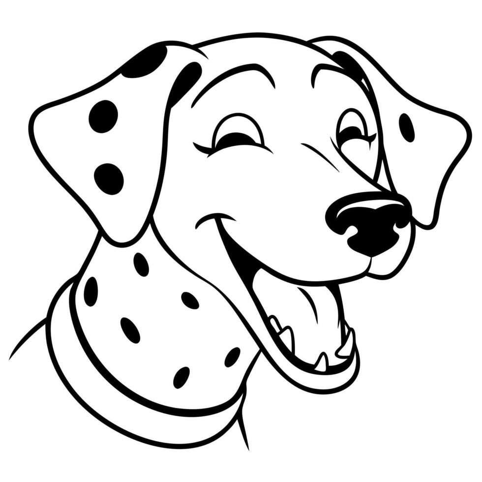 Cavador dog stands icon vector