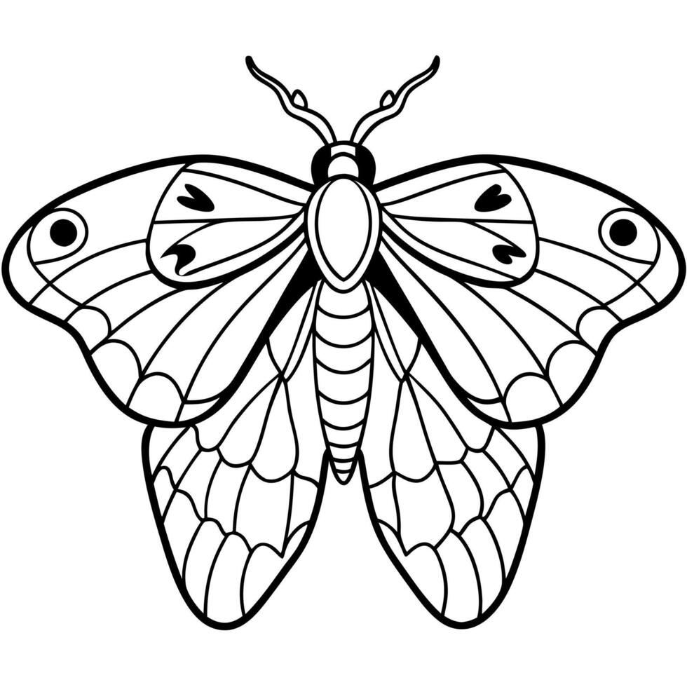 Cecropia Moth flies icon vector