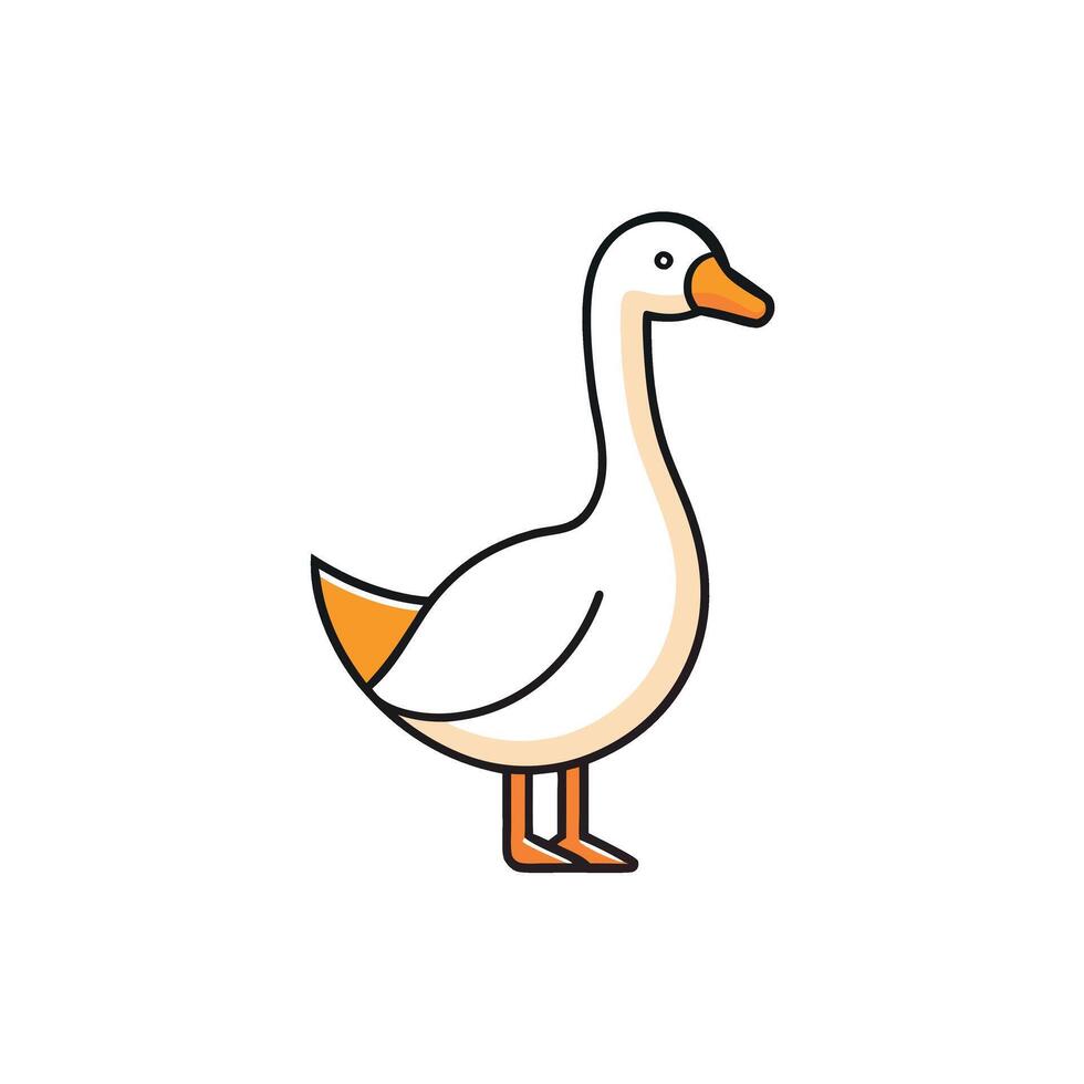 Chinese Goose goes icon vector