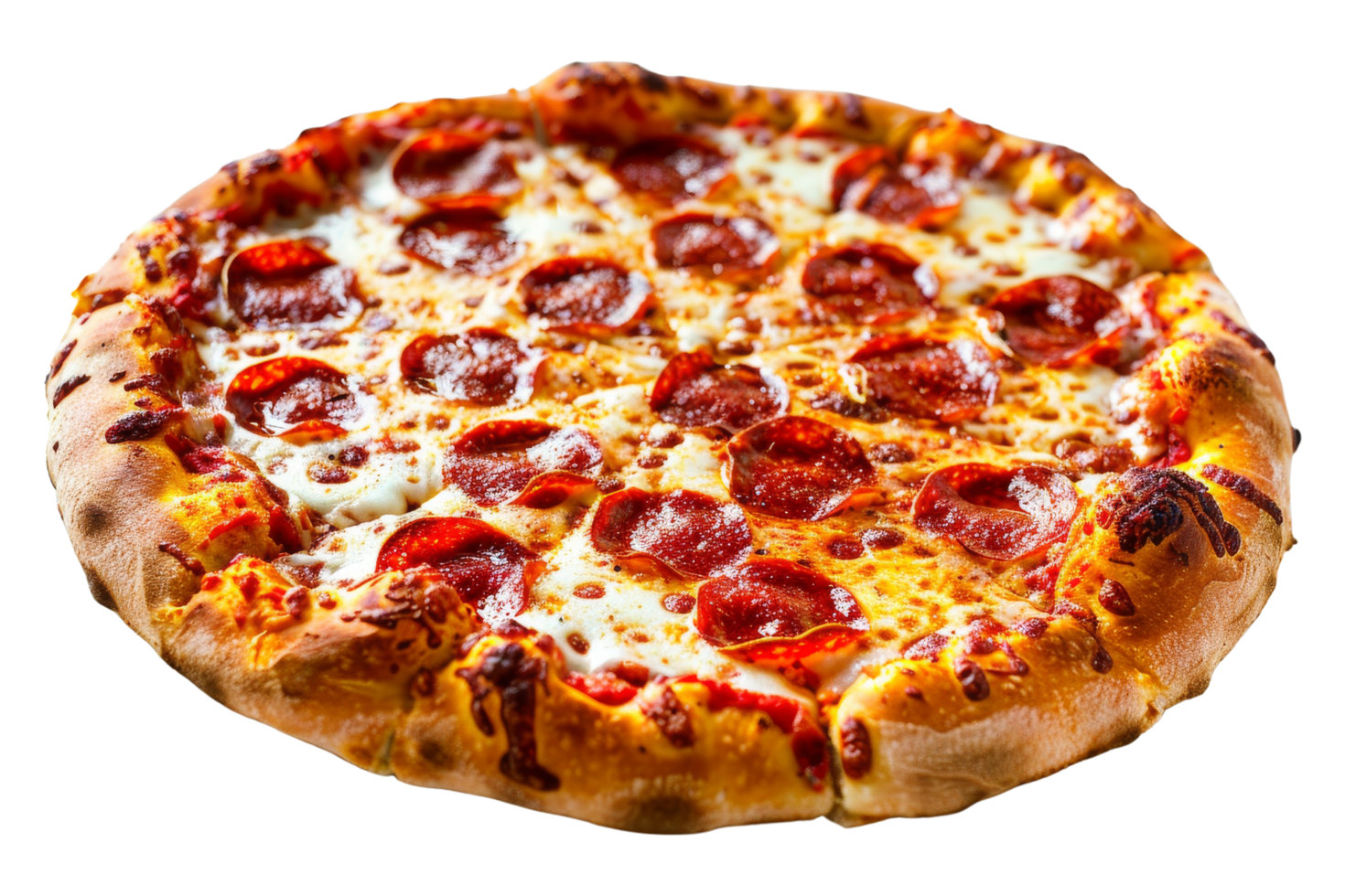 Delicious Pepperoni Pizza png