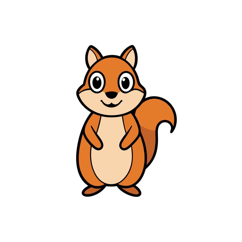 Chipmunk rodent looks icon vector