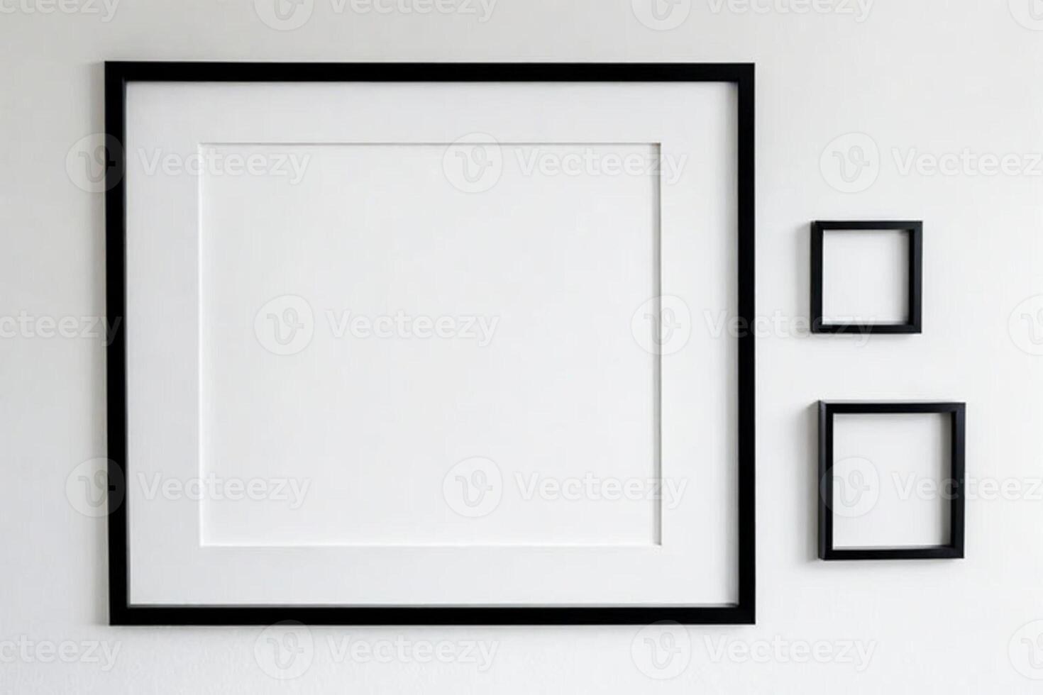 photo frame wall mockup