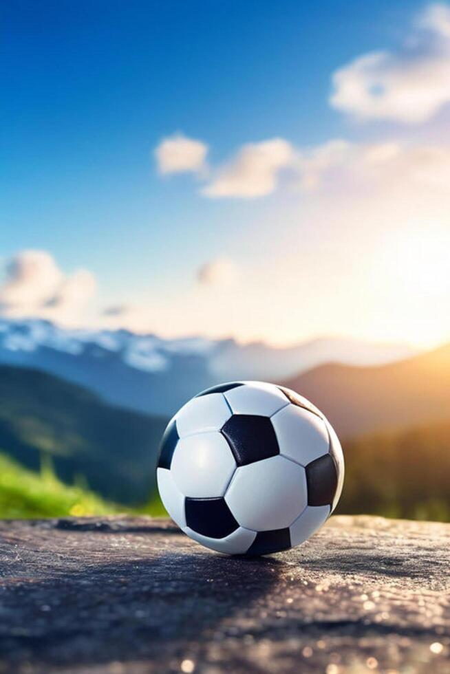 tiny ball on the stone photo