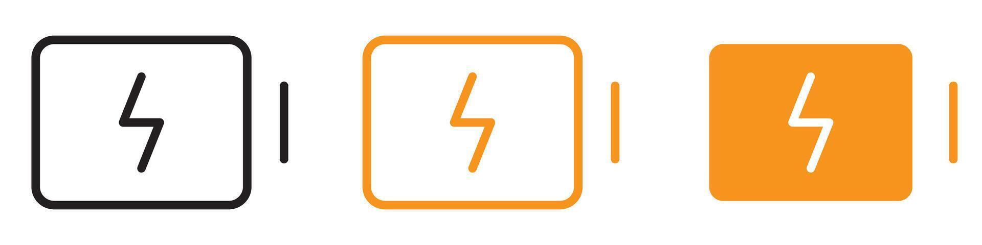Efficient Charging Battery Icon for Power Management Solutions, Electronic Devices, and Renewable Energy Products vector