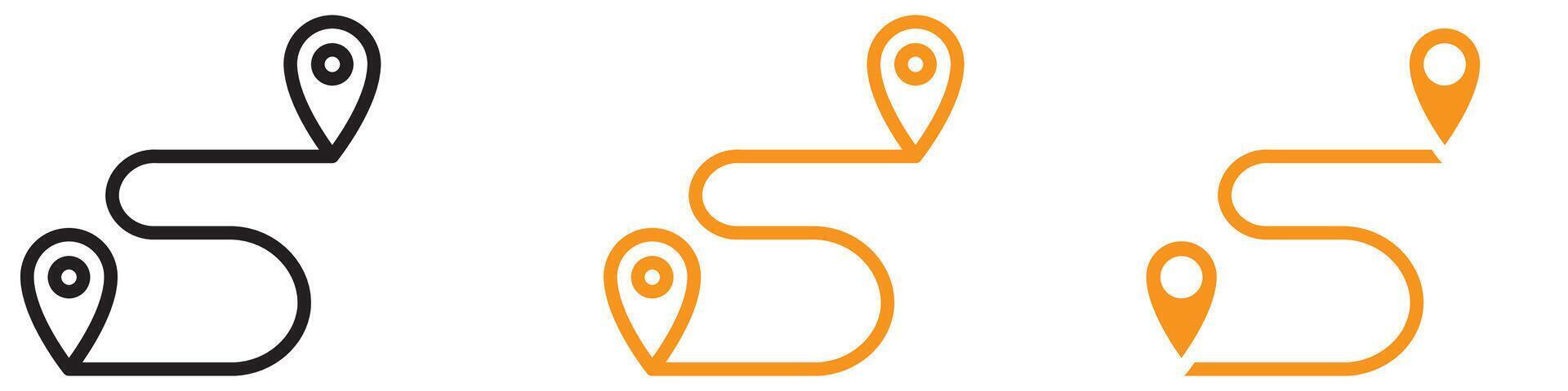 Strategic Destination Distancing Icon for Travel and Safety Graphics Important for Illustrating Social Distancing and Safe Travel vector