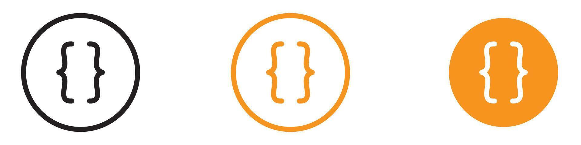 Precise Font Brackets Icon for Typography and Text Editing Graphics Essential for Representing Font Customization and Text Formatting Tools vector