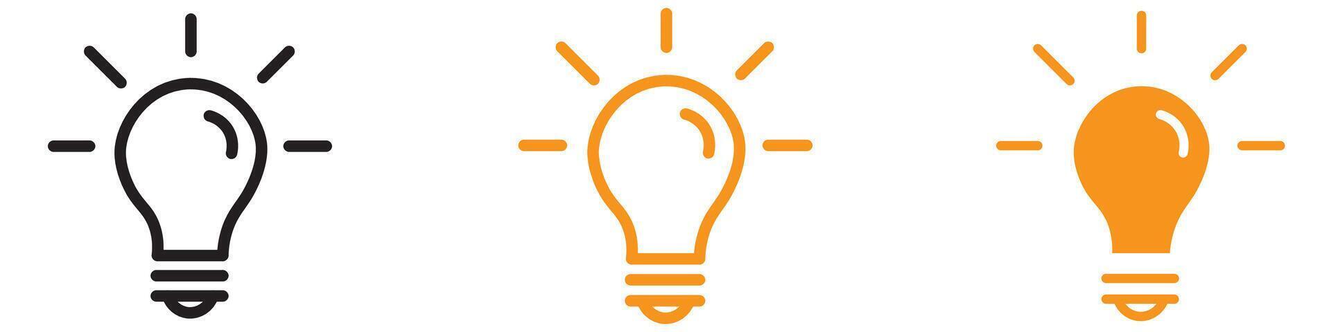 Energy-Efficient LED Light Bulb Icon for Green Energy and Lighting Graphics Essential for Representing LED Technology and Sustainable Lighting vector