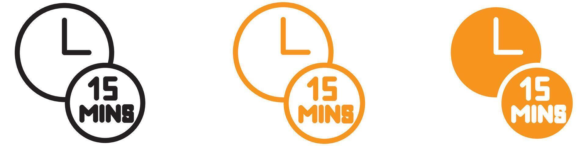 Timely Minute Timer Icon for Time Management and Productivity Graphics Perfect for Representing Short-Time Intervals and Timed Tasks vector
