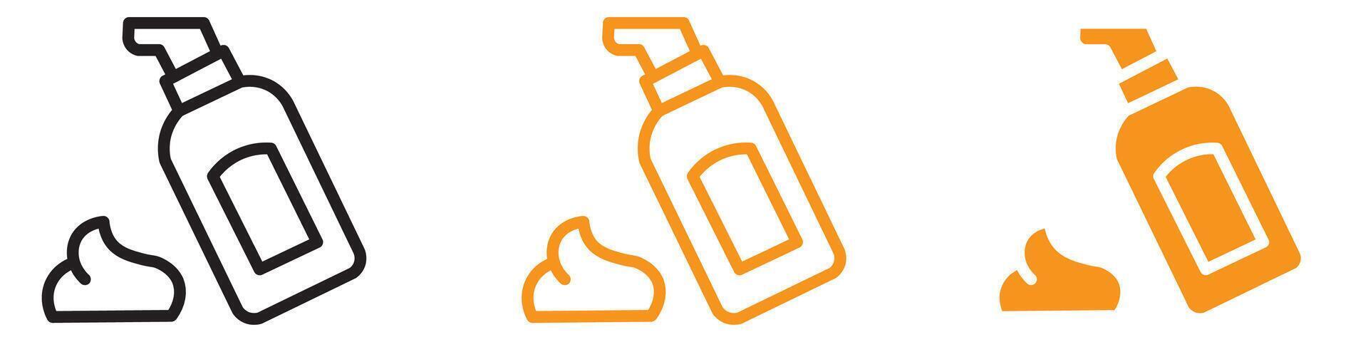 Hydrating Moisturizing Lotion Bottle Icon for Skincare and Beauty Graphics Perfect for Representing Skincare Products and Hydration Solutions vector