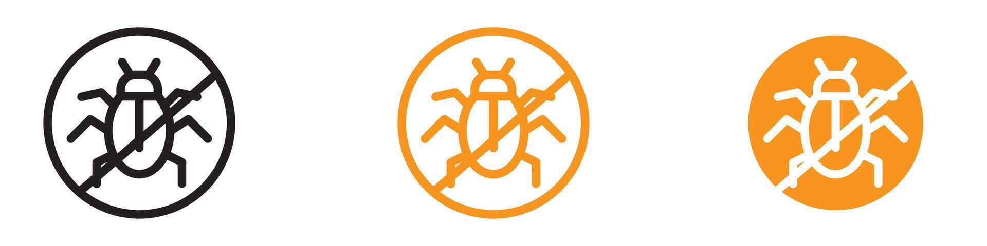 Preventative Pest Control Icon for Home and Garden Graphics Perfect for Representing Pest Control Services and Prevention vector