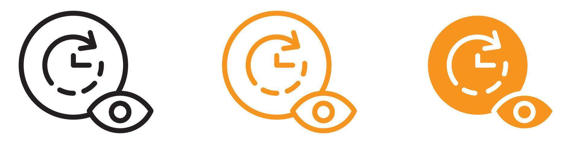 Predictive Forecast Icon for Weather and Data Analysis Graphics Essential for Representing Forecasting and Predictive Analytics vector