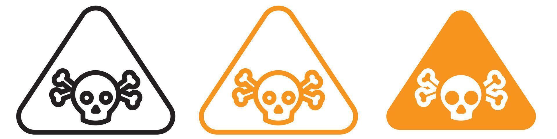 Hazardous Toxic Product Icon for Safety and Environmental Graphics Essential for Representing Dangerous Chemicals and Hazardous Materials vector