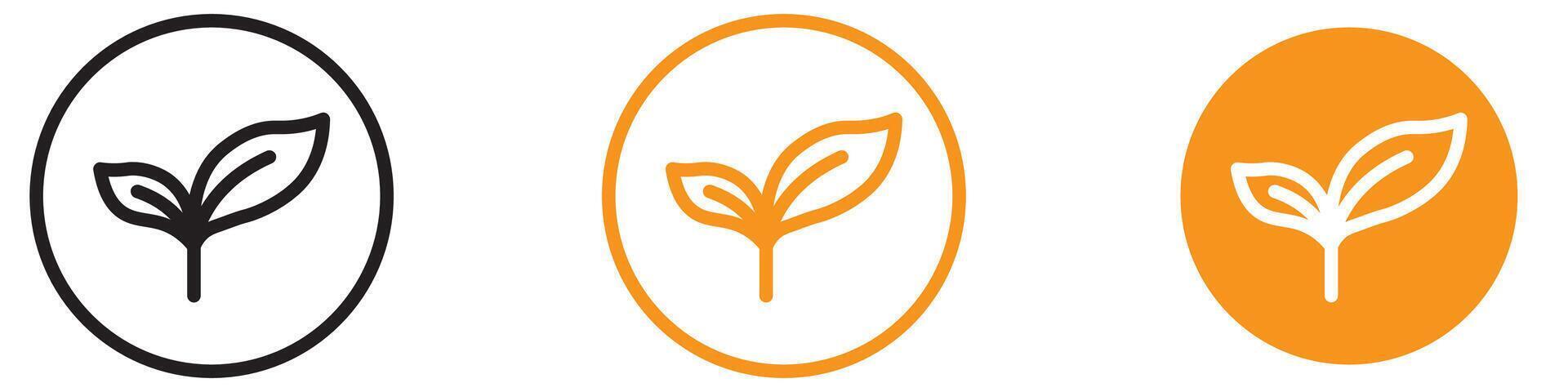 Growth Young Sprout Icon for Nature and Agriculture Graphics Perfect for Representing Young Plants and Growth vector