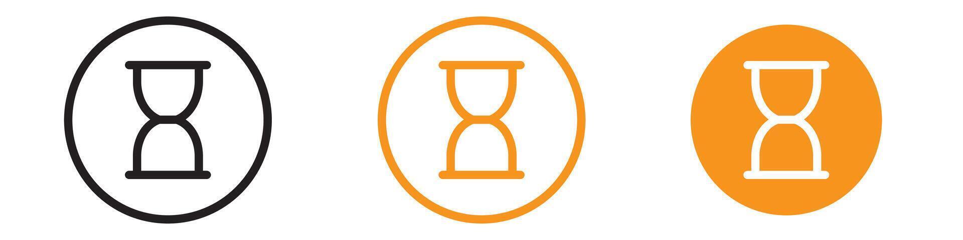 Historical Sand Clock Icon for Time Measurement and Antiquity Graphics Perfect for Representing Hourglasses and Timekeeping vector