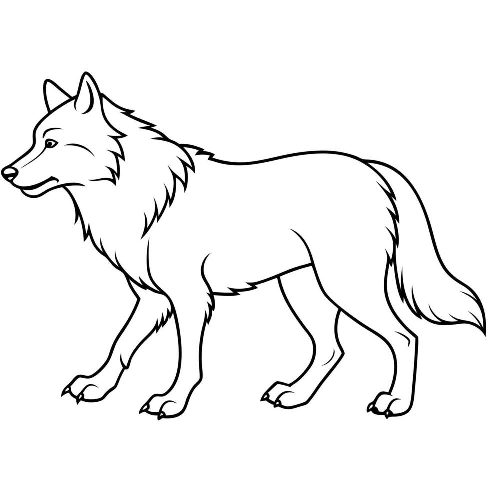 Chow Shepherd dog knocks icon vector