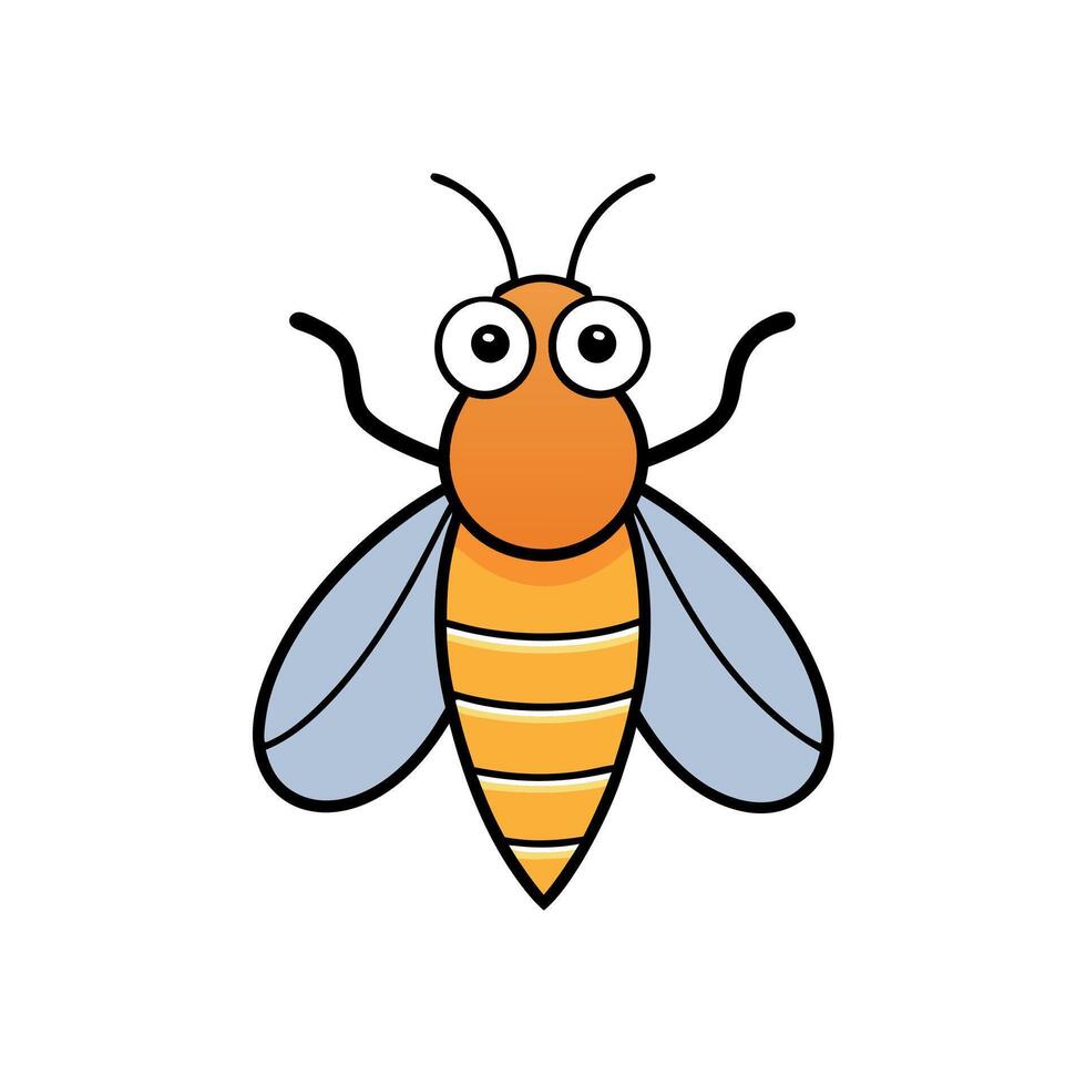 Cicada bug looks icon vector