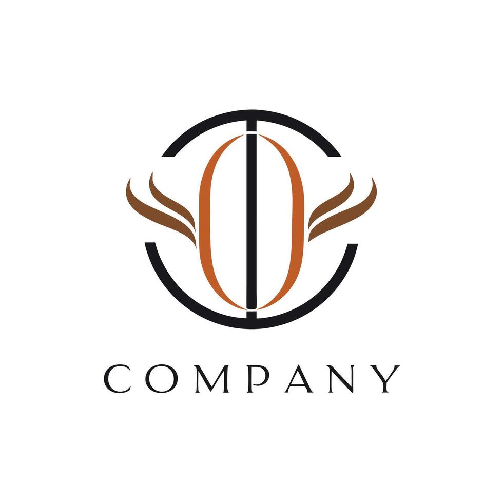 Creative and Elegant Abstract Minimalistic Logo Design for any Brand, Company vector