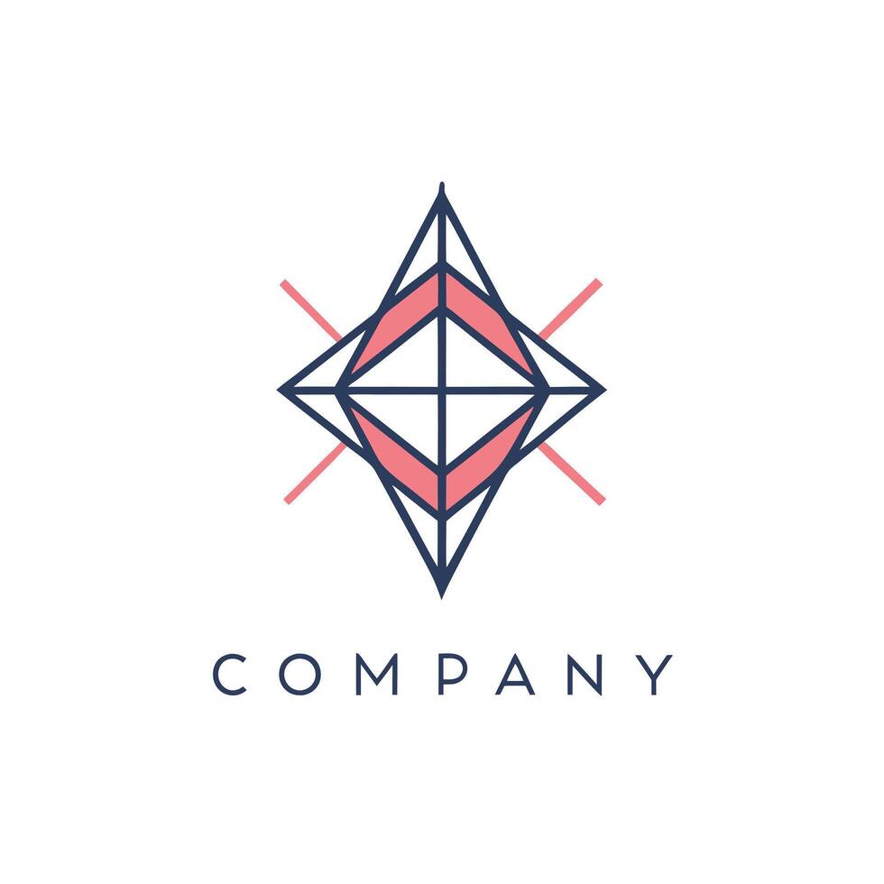 Creative and Elegant Abstract Minimalistic Logo Design for any Brand, Company vector