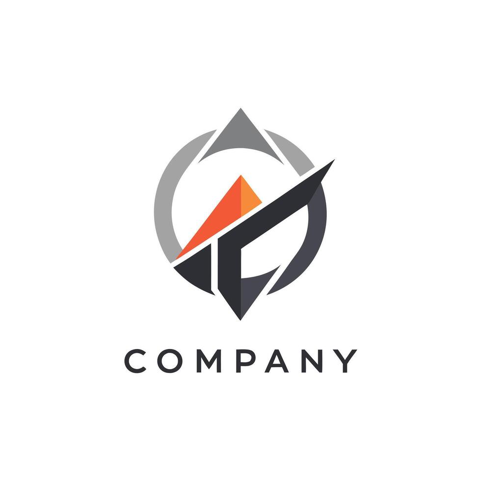 Creative and Elegant Abstract Minimalistic Logo Design for any Brand, Company vector