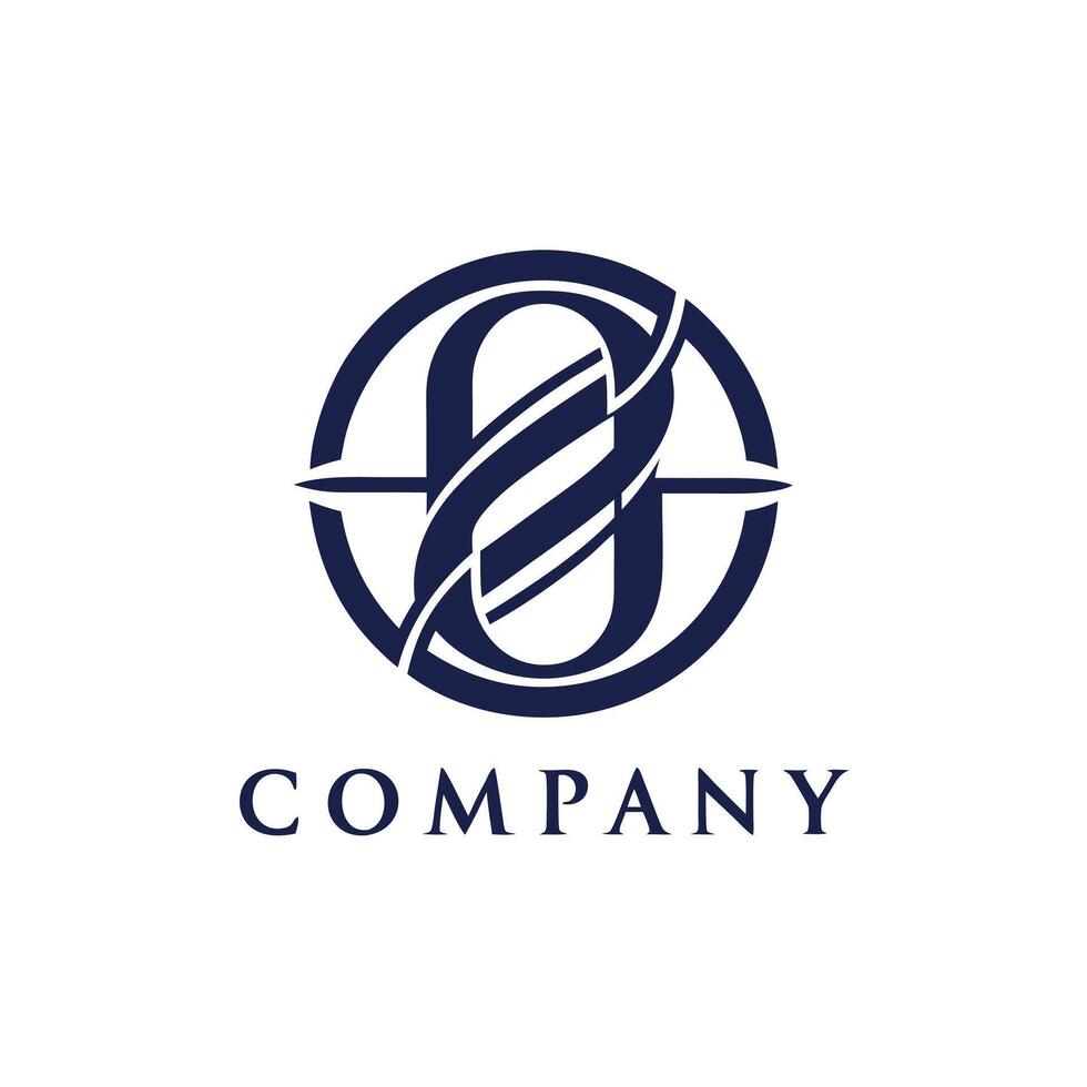 Creative and Elegant Abstract Minimalistic Logo Design for any Brand, Company vector