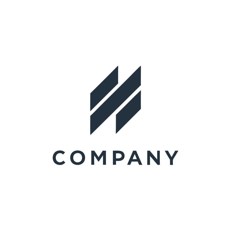 Creative and Elegant Abstract Minimalistic Logo Design for any Brand, Company vector