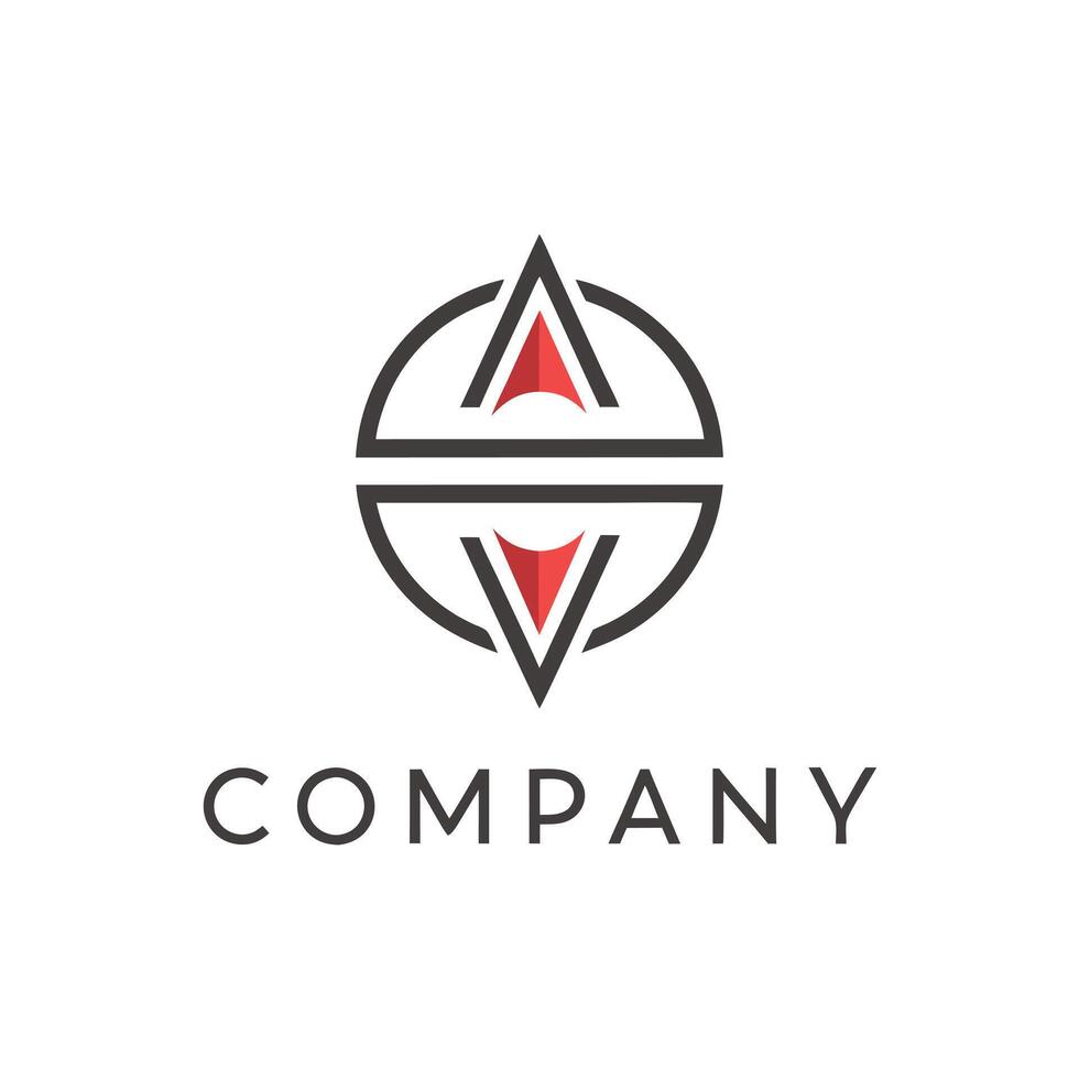 Creative and Elegant Abstract Minimalistic Logo Design for any Brand, Company vector