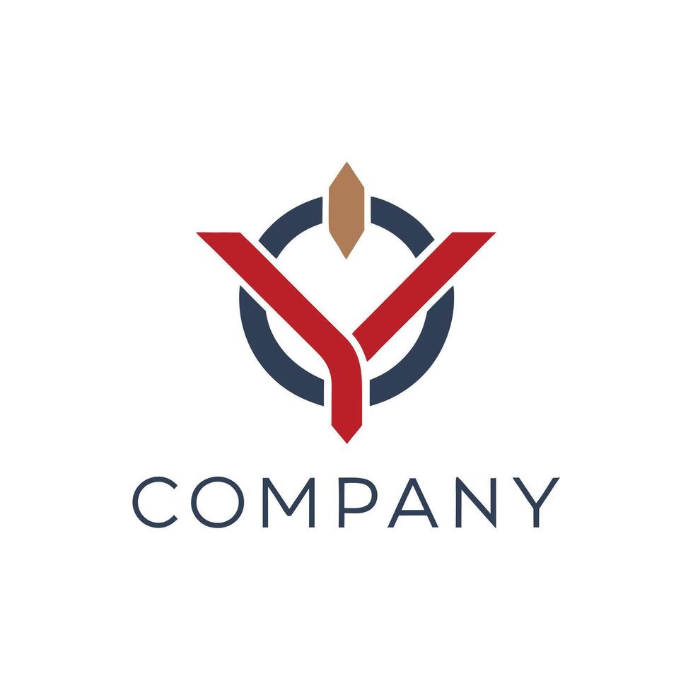 Creative and Elegant Abstract Minimalistic Logo Design for any Brand, Company vector