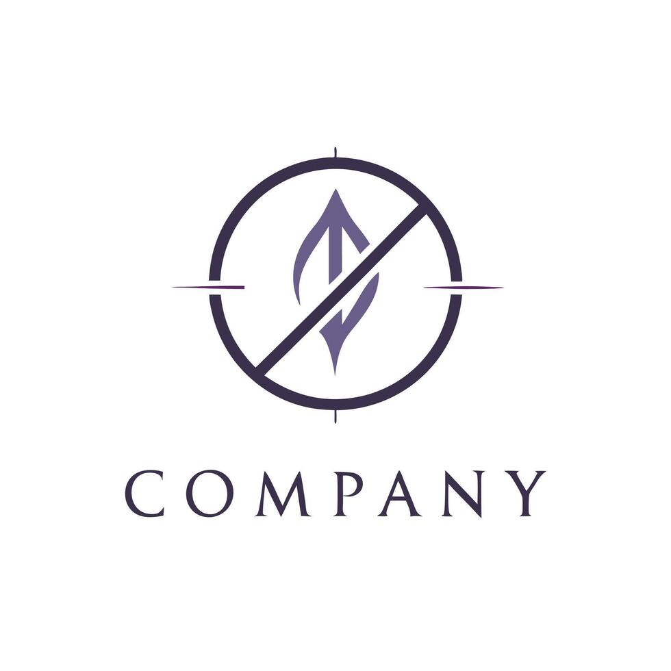 Creative and Elegant Abstract Minimalistic Logo Design for any Brand, Company vector