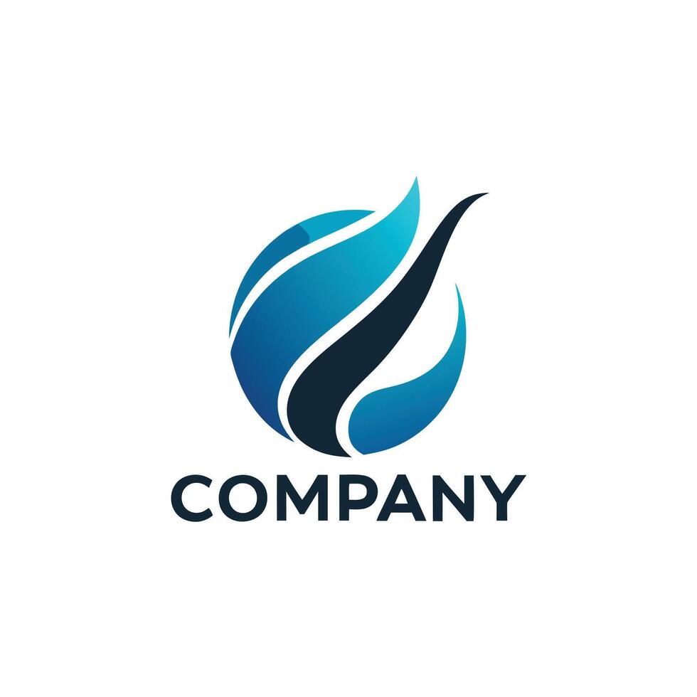 Creative and Elegant Abstract Minimalistic Logo Design for any Brand, Company vector