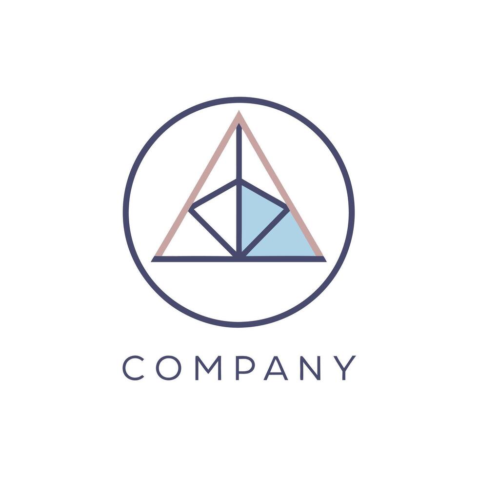 Creative and Elegant Abstract Minimalistic Logo Design for any Brand, Company vector