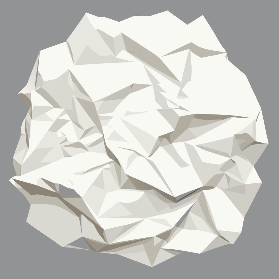 Paper texture background. Crumpled paper texture. Paper type. vector